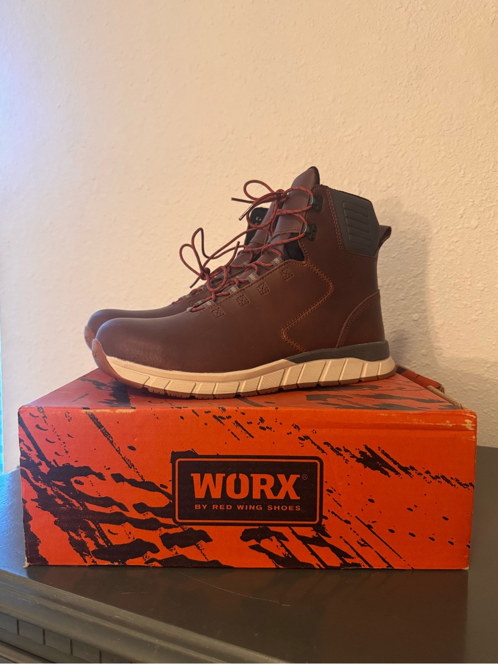 Red Wing Brown Men's Steel Toe Boot